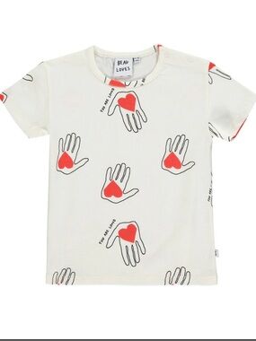 Beau Loves Heart Hand T Shirt
